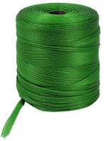 Bobina di  rete tubolare verde, diam. min. 100mm-max. 200mm, lungh. 150mt.